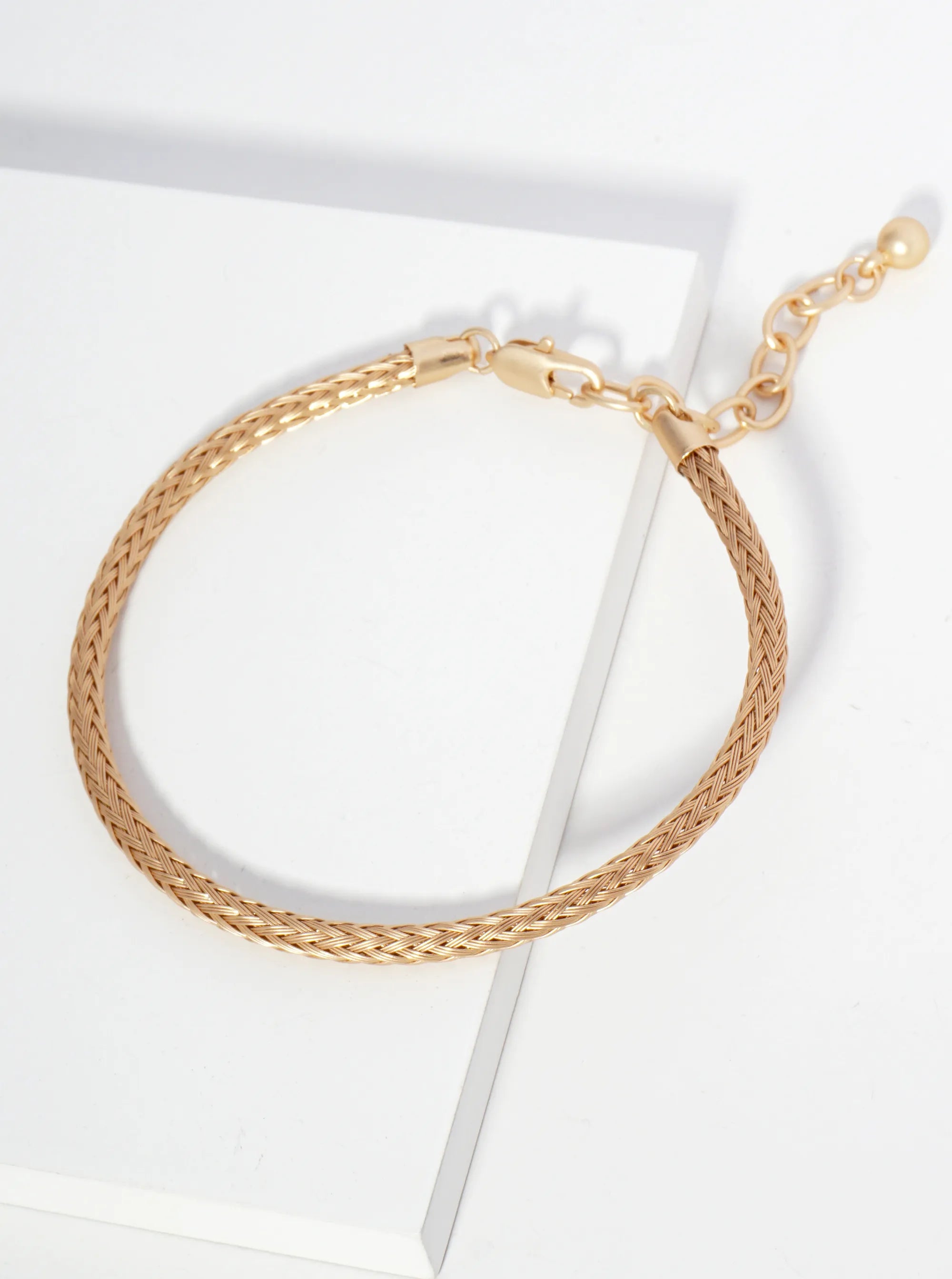Wired Metal Mesh Chain Bracelet