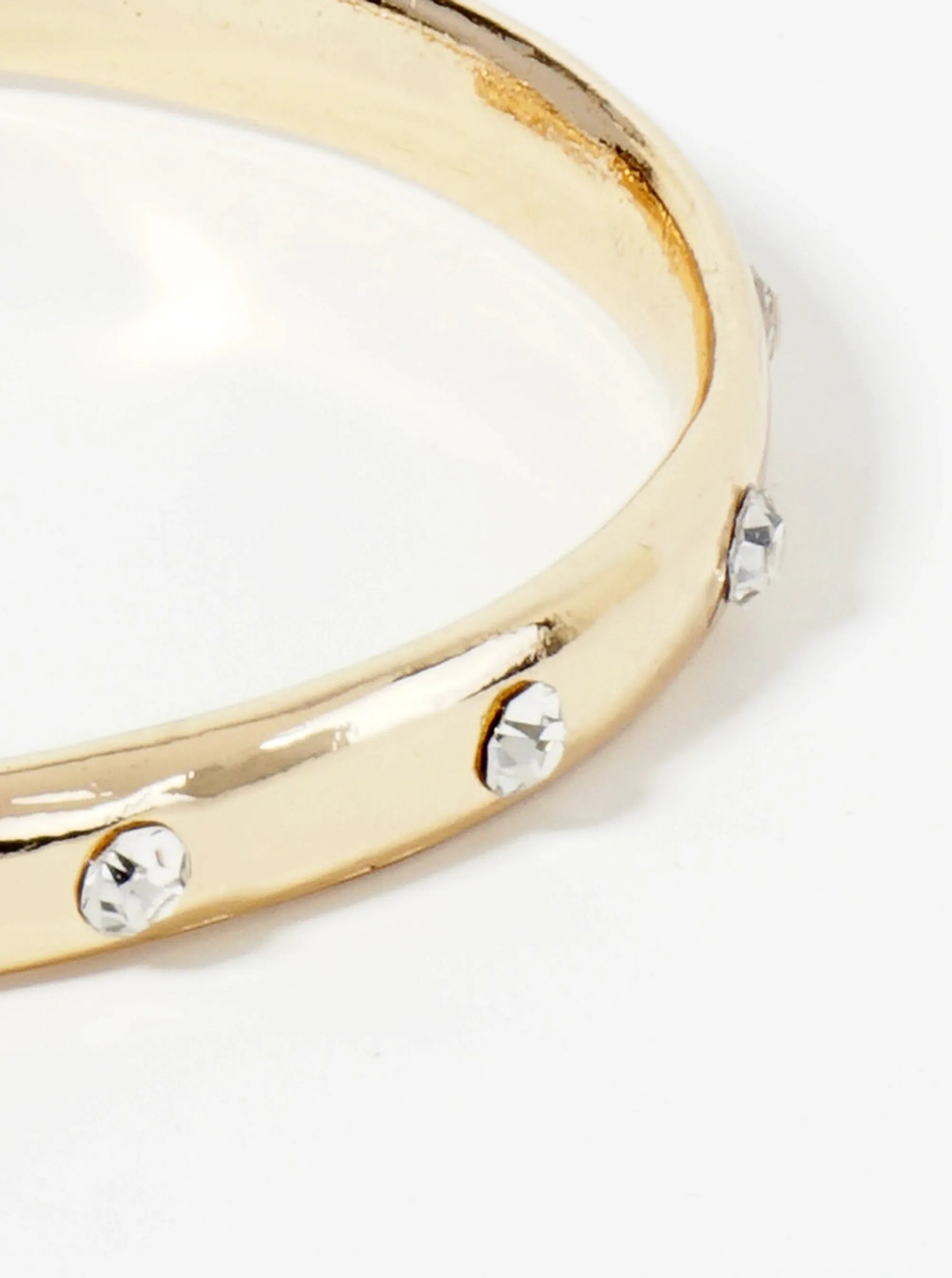 Adjustable Rhinestone Pull-Tie Metal Bracelet