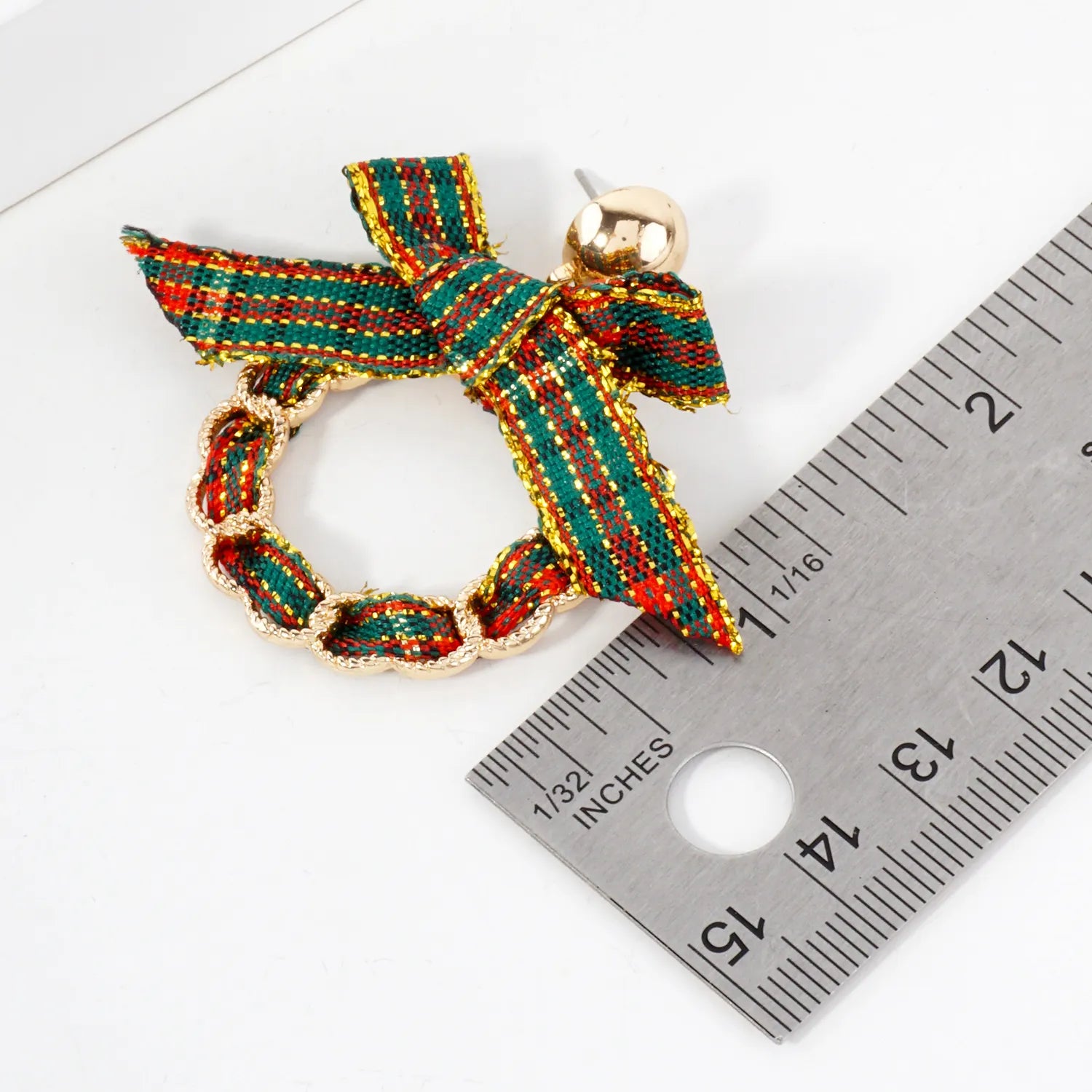 Christmas Wreath Statement Earrings