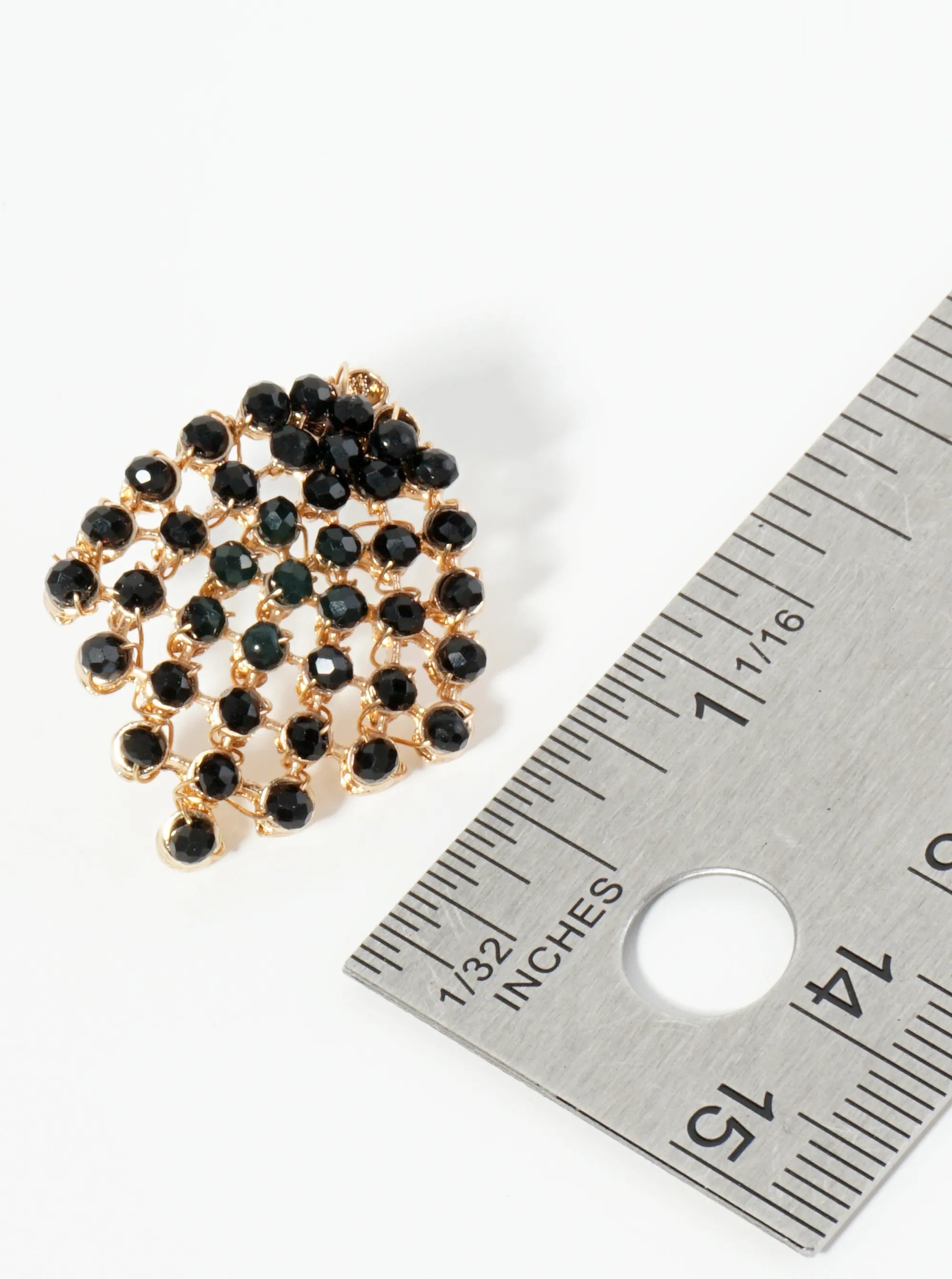 Faceted Glass Beads Wire Wrapped Post Earrings