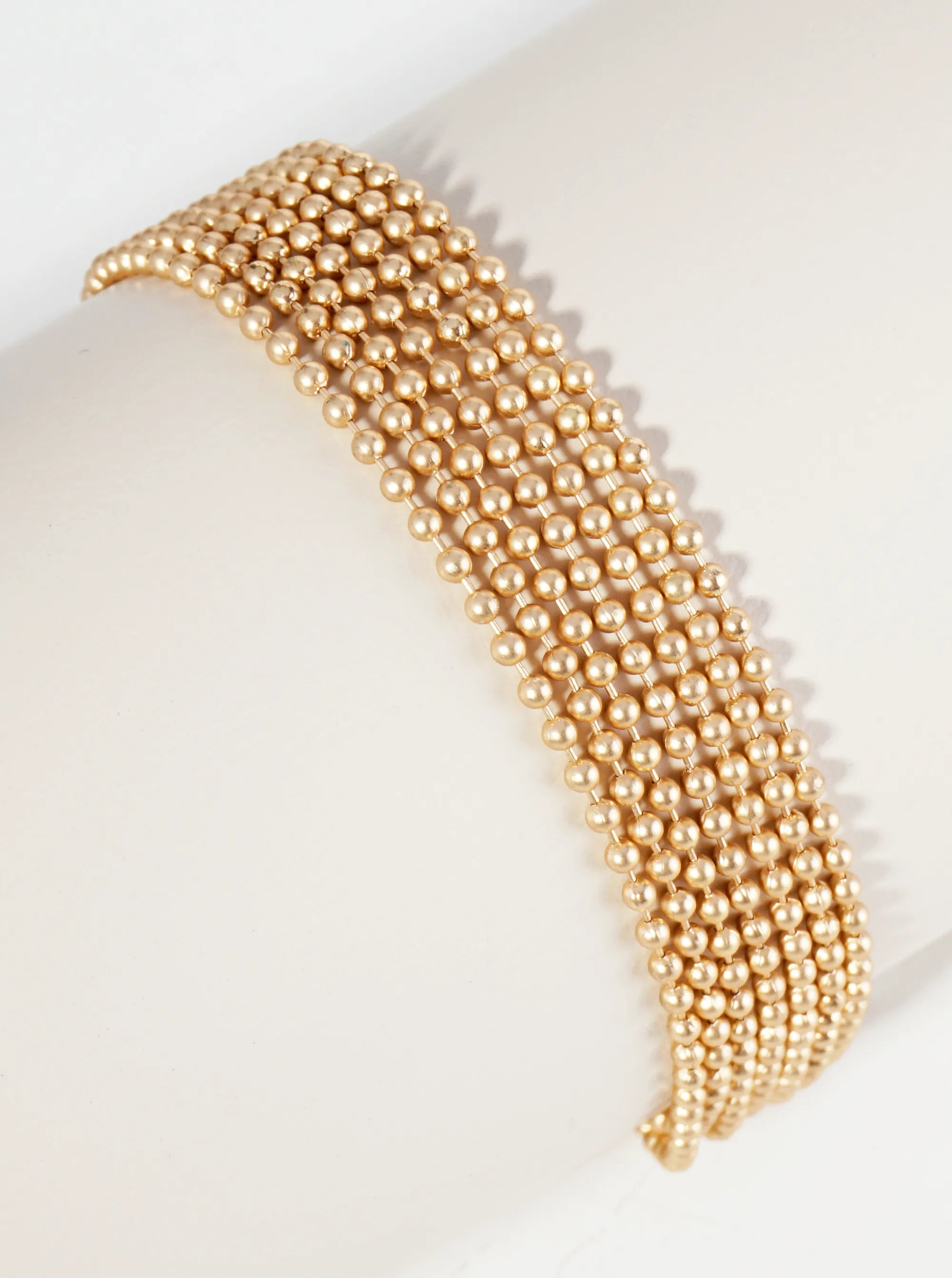 Multi Strand Ball Chain Bracelet